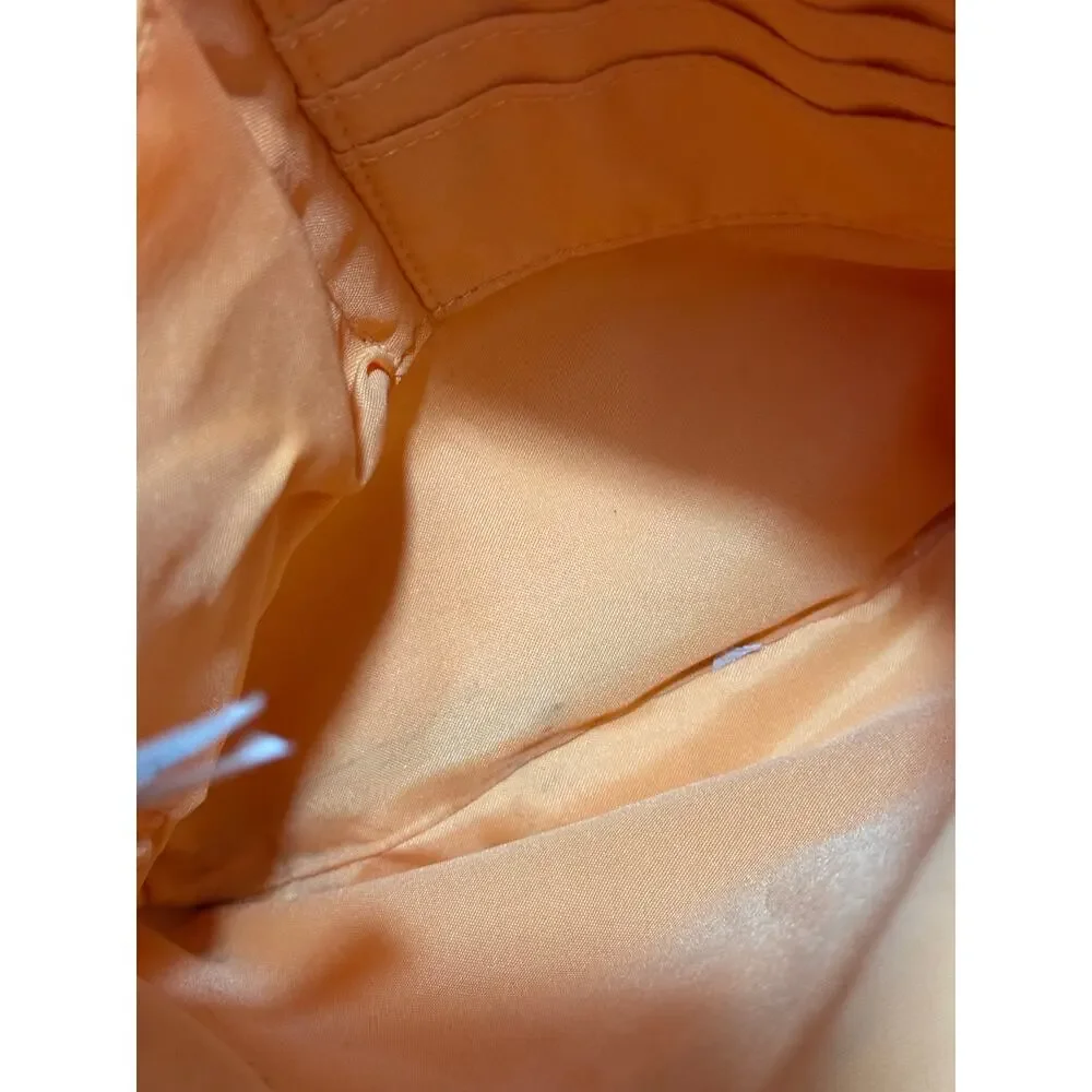 Baggallini Orange Nylon Crossbody Bag Purse Travel Luggage New 11x10" - Picture 5 of 5